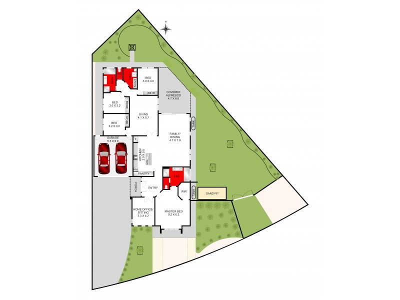 31-33 Paratone Crescent, St Albans Park VIC 3219 Floorplan
