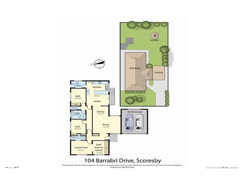 104 Berrabri Drive, Scoresby VIC 3179 Floorplan