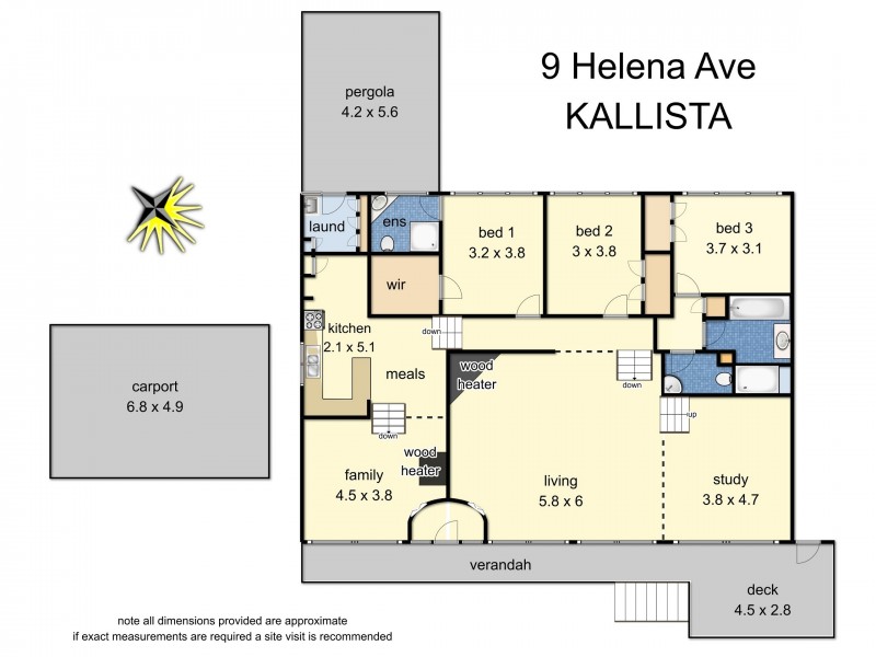 9 Helena Ave, Kallista VIC 3791 Floorplan