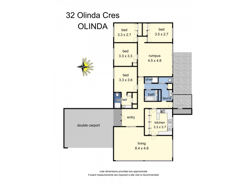 32 Olinda Crescent, Olinda VIC 3788 Floorplan
