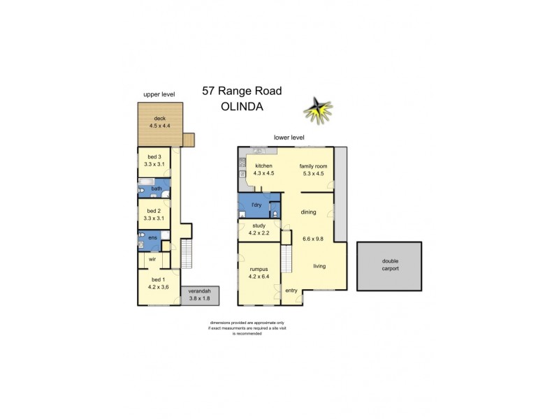 57 Range Road, Sassafras VIC 3787 Floorplan
