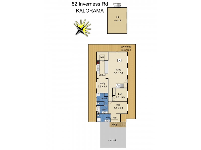 82 Inverness Rd, Kalorama VIC 3766 Floorplan