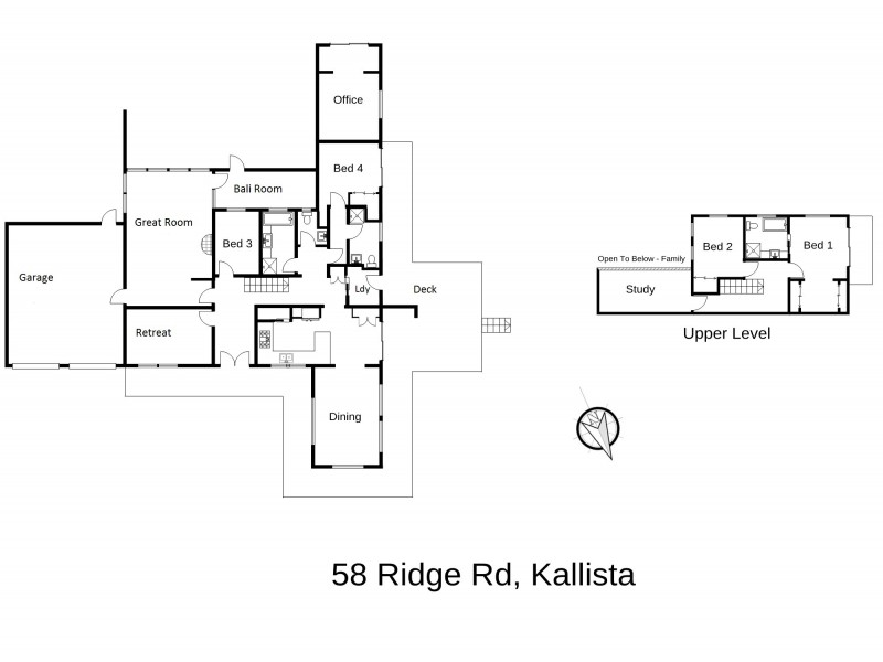 58 Ridge Road, Kallista VIC 3791 Floorplan