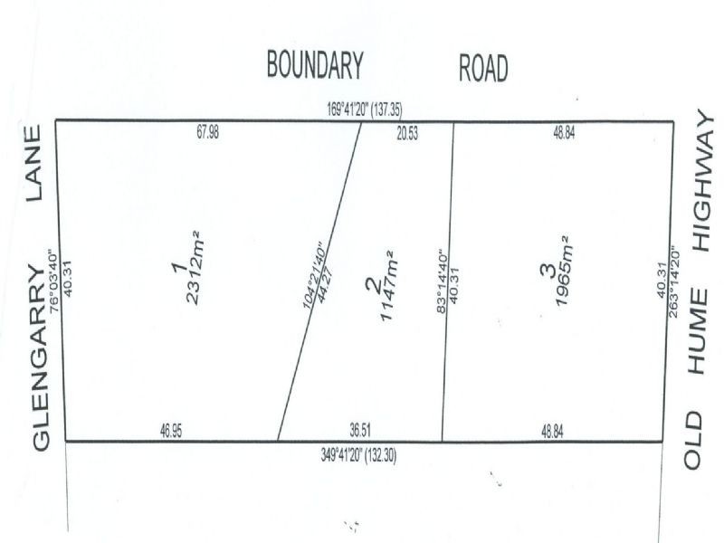 Lot Lot 3, . OLD HUME HIGHWAY, Glenrowan VIC 3675