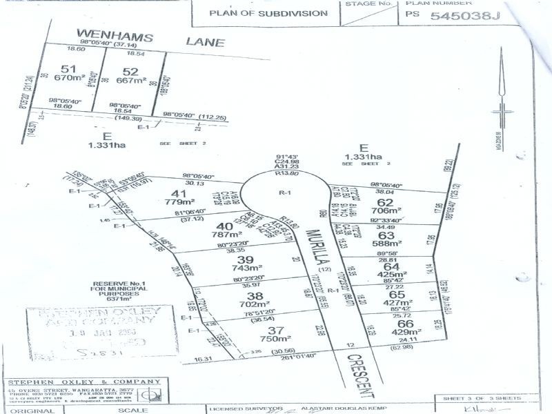 Lot 66 MURILLA CRESCENT , Wangaratta VIC 3677