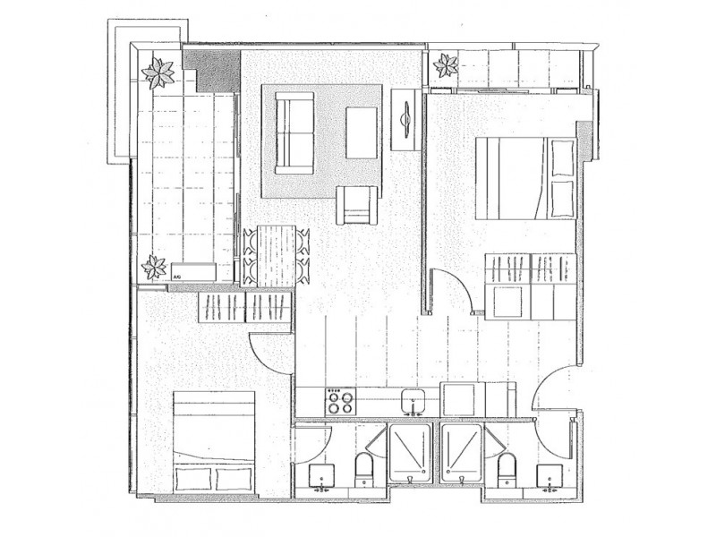 4112/639 Lonsdale Street, Melbourne VIC 3000 Floorplan
