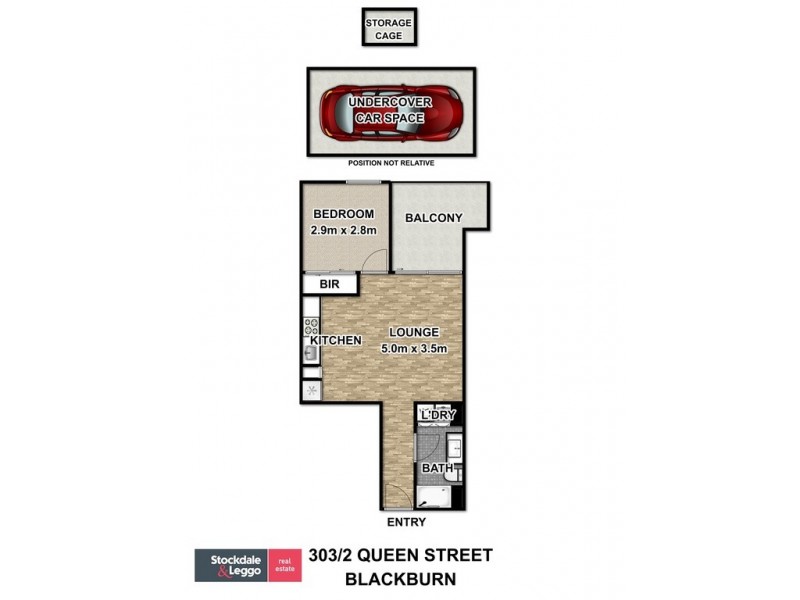 303/2 Queen Street, Blackburn VIC 3130 Floorplan