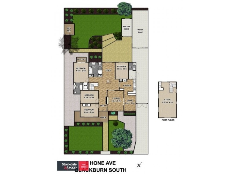 6 Hone Avenue, Blackburn South VIC 3130 Floorplan