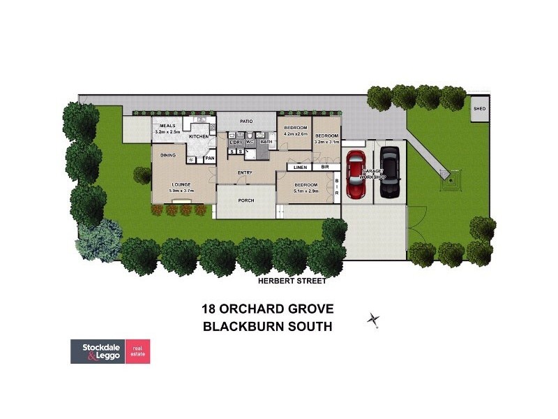 18 Orchard Grove, Blackburn South VIC 3130 Floorplan