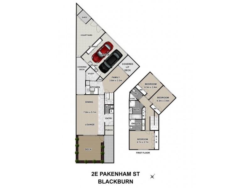 2E Pakenham Street, Blackburn VIC 3130 Floorplan