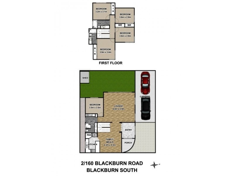 2/160 Blackburn Road, Blackburn South VIC 3130 Floorplan