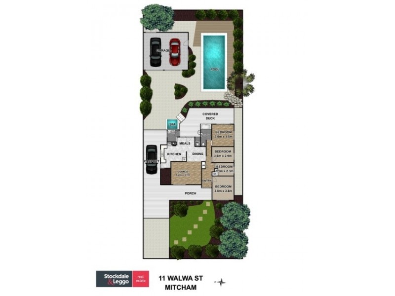 11 Walwa Street, Mitcham VIC 3132 Floorplan