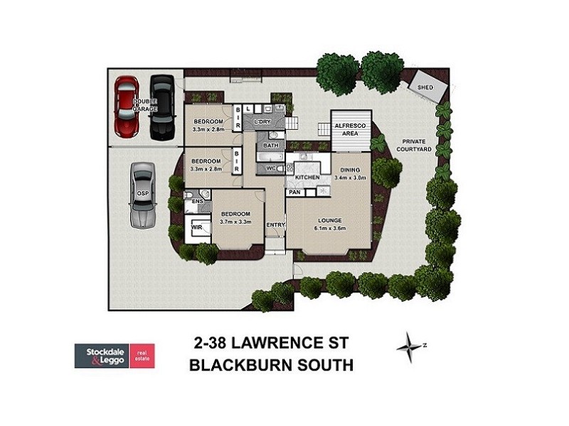 2/38 Lawrence Street, Blackburn South VIC 3130 Floorplan