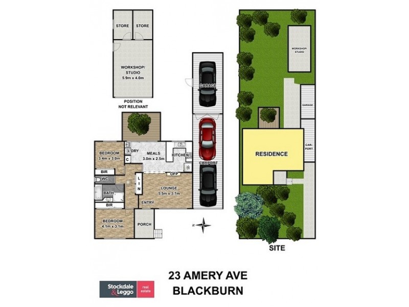 23 Amery Avenue, Blackburn VIC 3130 Floorplan