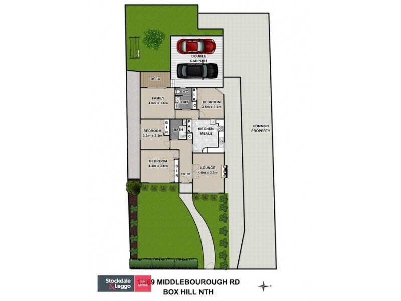 1/469 Middleborough Road, Box Hill North VIC 3129 Floorplan