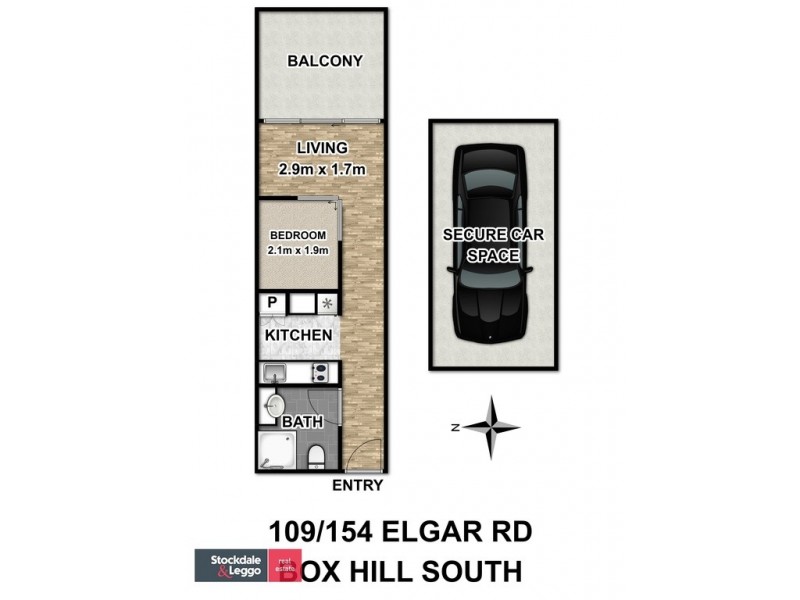 109/154 Elgar Road, Box Hill South VIC 3128 Floorplan