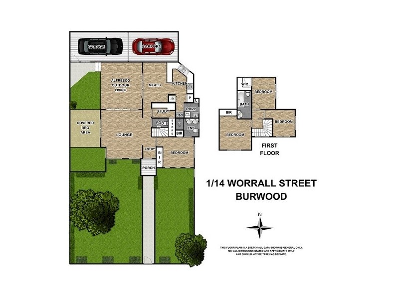 1/14 Worrall Street, Burwood VIC 3125 Floorplan