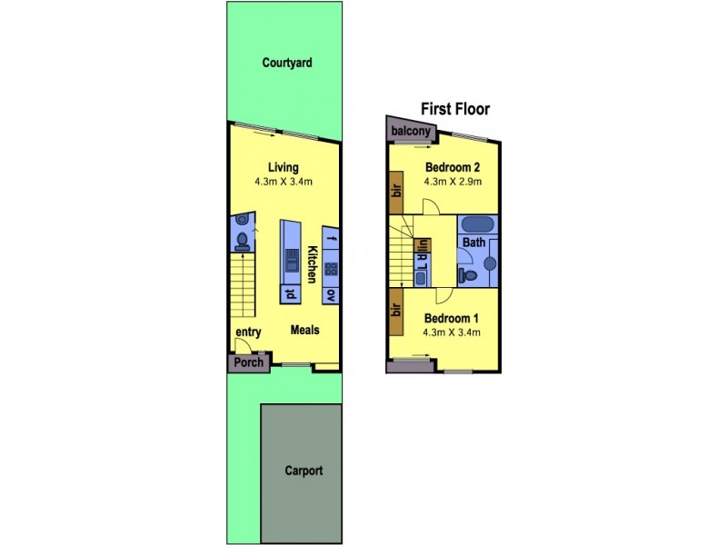 18/70 Grange Boulevard, Bundoora VIC 3083 Floorplan