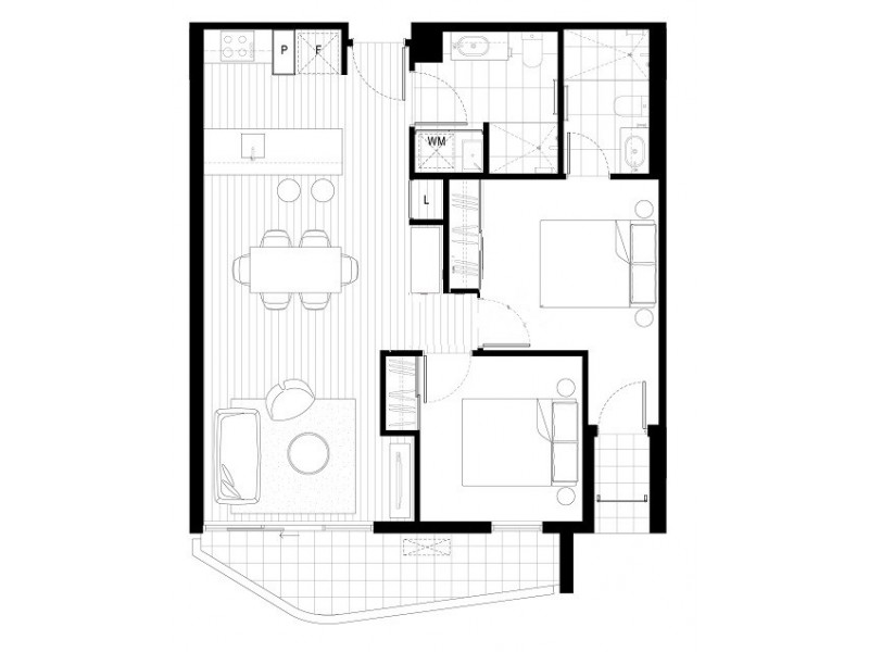 6410/172 Edward Street, Brunswick East VIC 3057 Floorplan