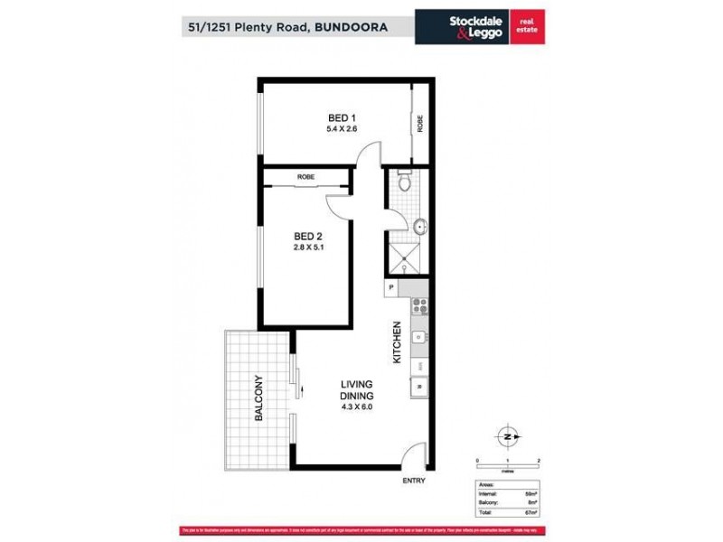 51/1251 Plenty Road, Bundoora VIC 3083 Floorplan