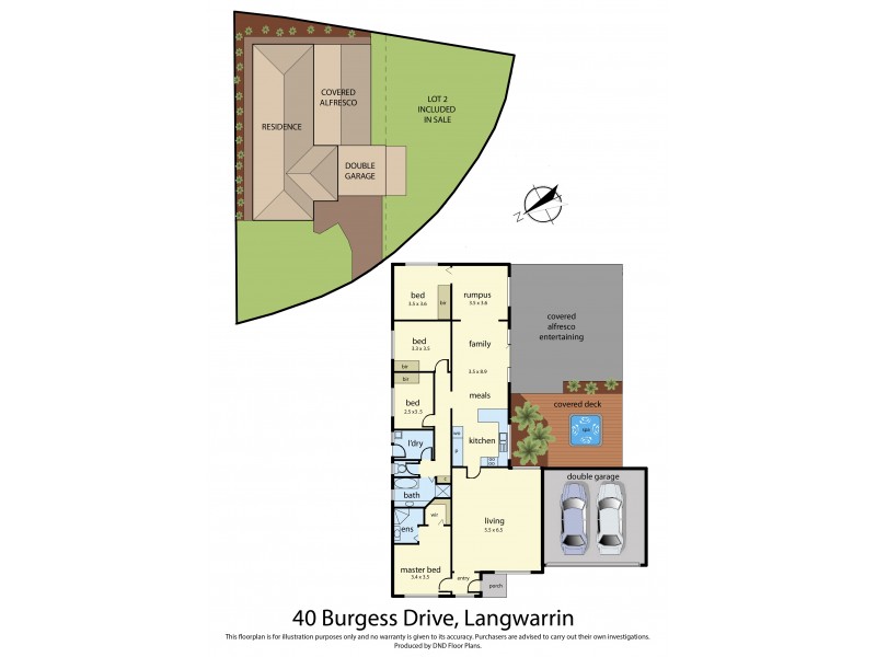 40 Burgess Drive, Langwarrin VIC 3910 Floorplan