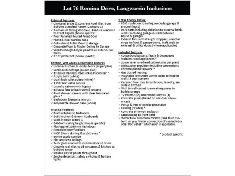 Lot 76  Romina Dve, Langwarrin VIC 3910