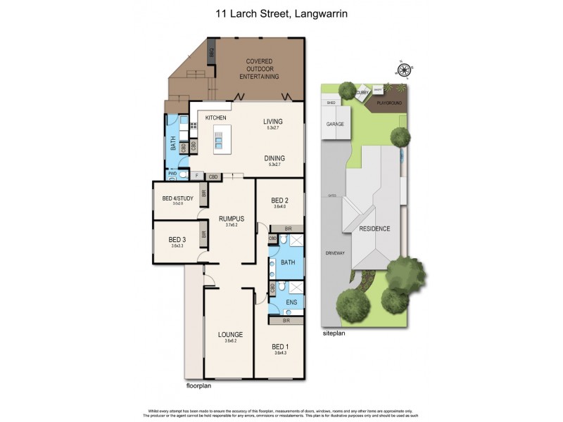 11 Larch Street, Langwarrin VIC 3910 Floorplan