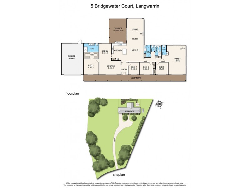 5 Bridgewater Court, Langwarrin VIC 3910 Floorplan