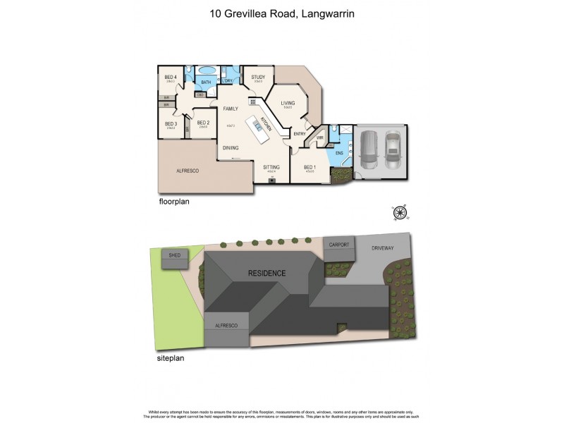10 Grevillea Road, Langwarrin VIC 3910 Floorplan