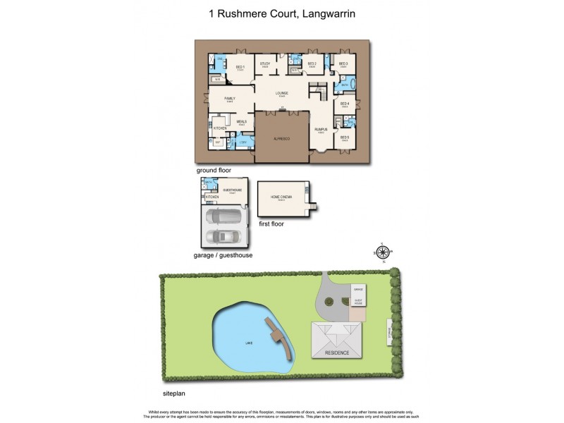 1 Rushmere Court, Langwarrin South VIC 3911 Floorplan