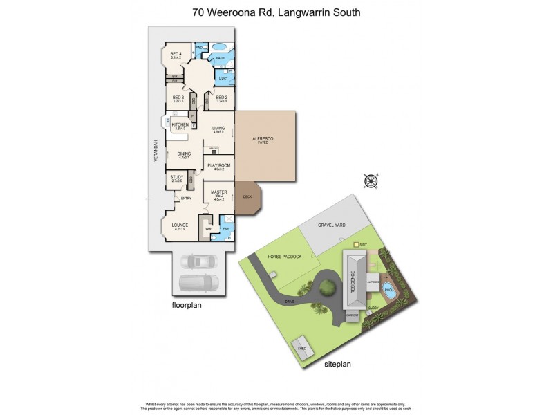 70 Weeroona Road, Langwarrin South VIC 3911 Floorplan