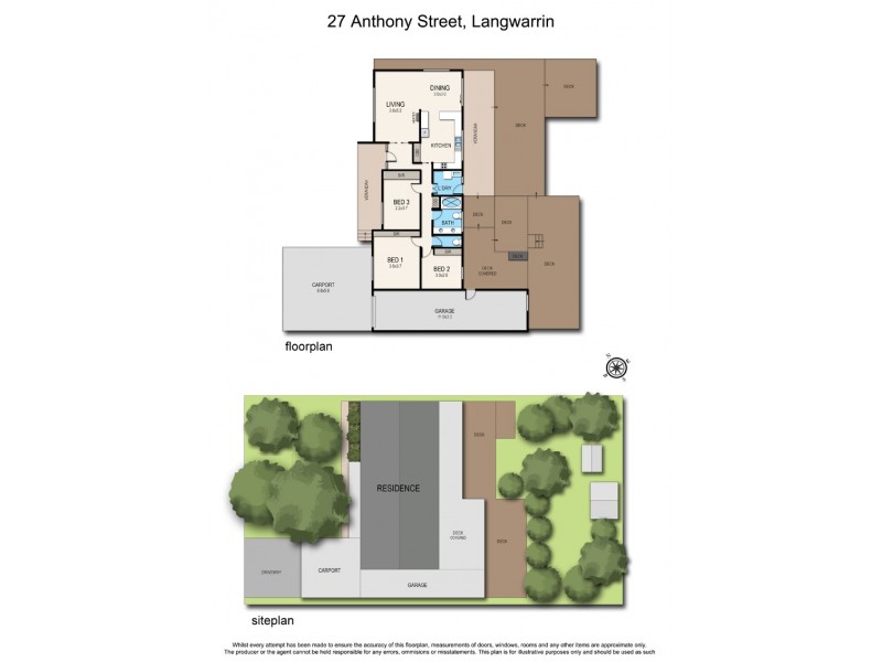 27 Anthony St, Langwarrin VIC 3910 Floorplan