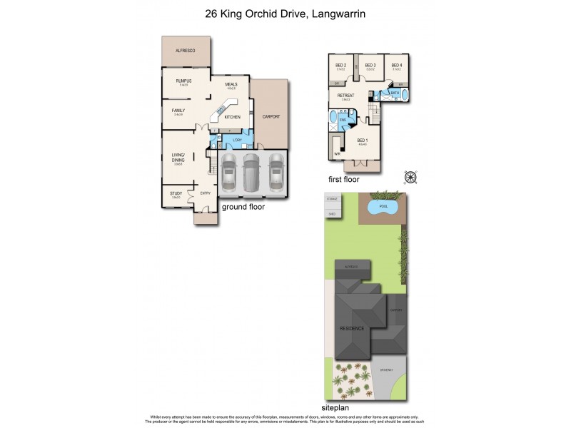 26 King Orchid Drive, Langwarrin VIC 3910 Floorplan