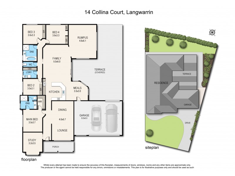 14 Collina Court, Langwarrin VIC 3910 Floorplan