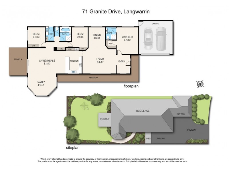 71 Granite Drive, Langwarrin VIC 3910 Floorplan
