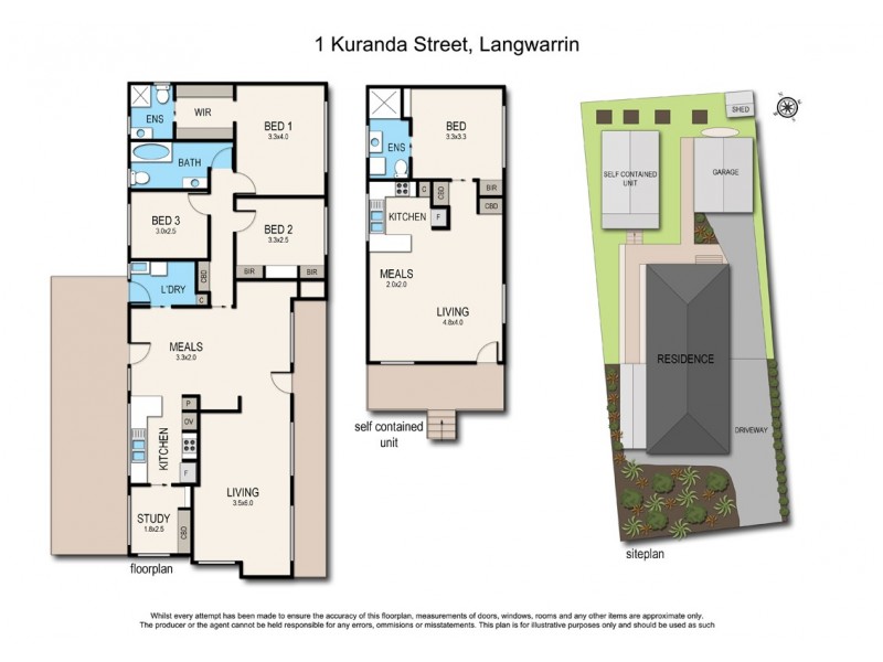 1 Kuranda Street, Langwarrin VIC 3910 Floorplan