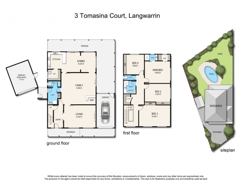 3 Tomasina Court, Langwarrin VIC 3910 Floorplan