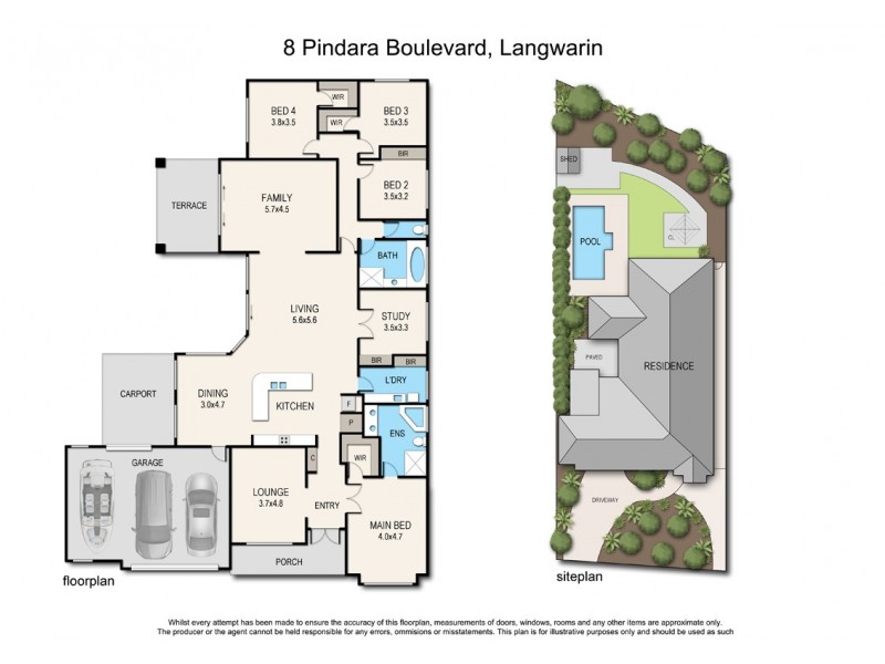 8 Pindara Boulevard, Langwarrin VIC 3910 Floorplan