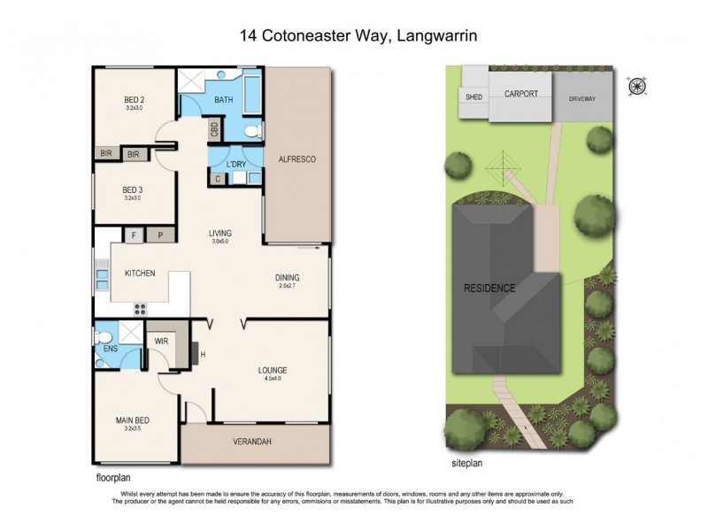 14 Cotoneaster Way, Langwarrin VIC 3910 Floorplan