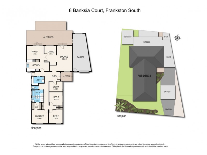 8 Banksia Court, Frankston South VIC 3199 Floorplan