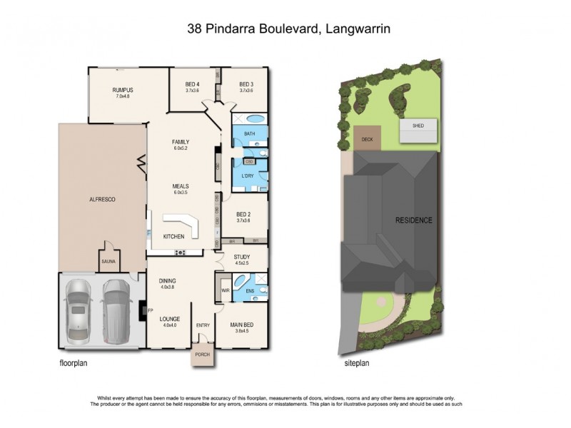 3 Sandra Court, Langwarrin VIC 3910 Floorplan