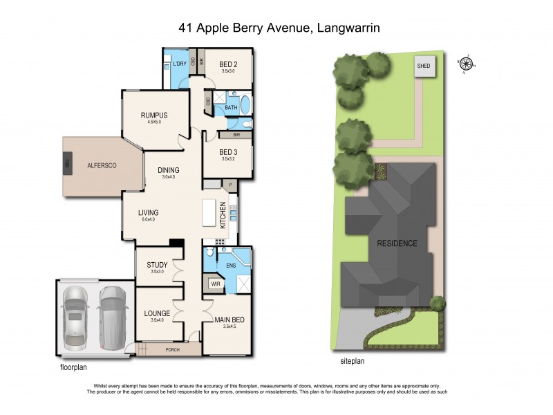 41 Apple Berry Avenue, Langwarrin VIC 3910 Floorplan