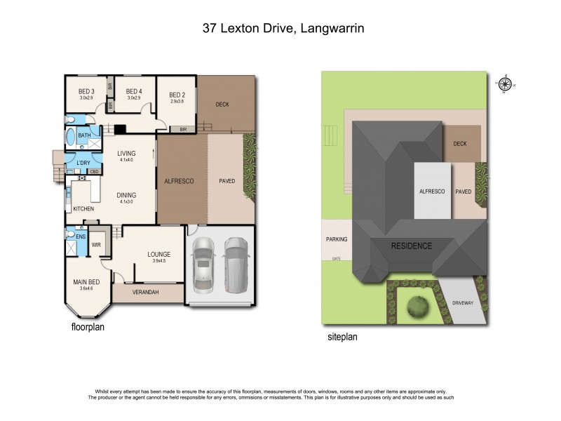 37 Lexton Drive, Langwarrin VIC 3910 Floorplan