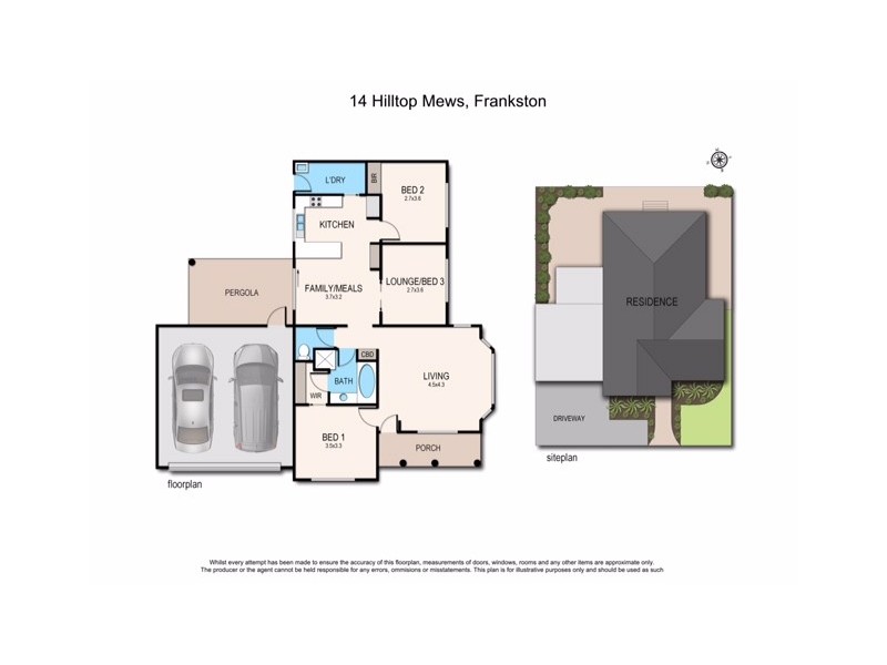 14 Hilltop Mews, Frankston VIC 3199 Floorplan