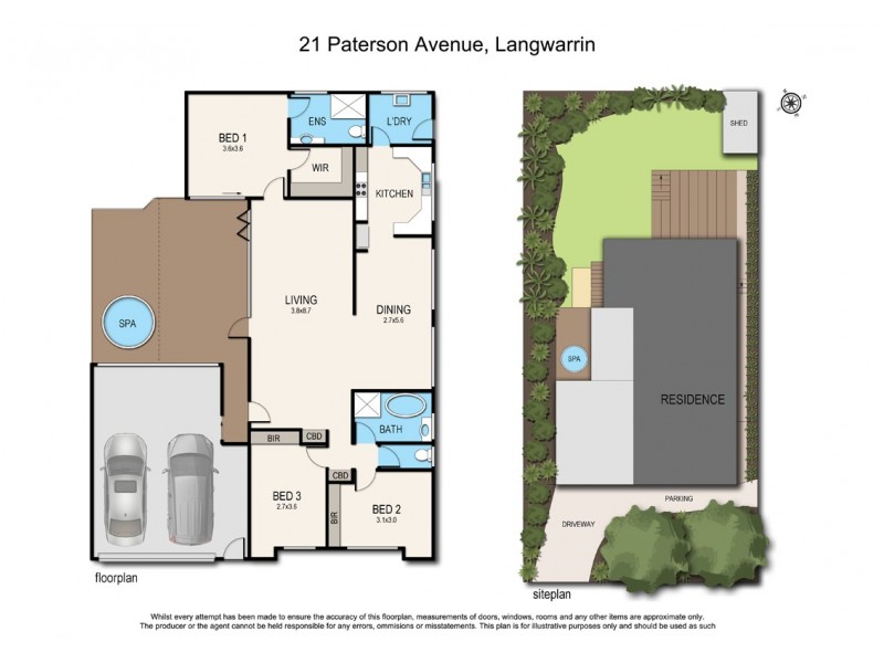 21 Paterson Avenue, Langwarrin VIC 3910 Floorplan