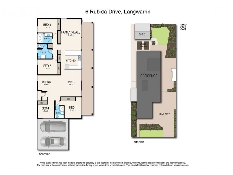 6 Rubida Drive, Langwarrin VIC 3910 Floorplan