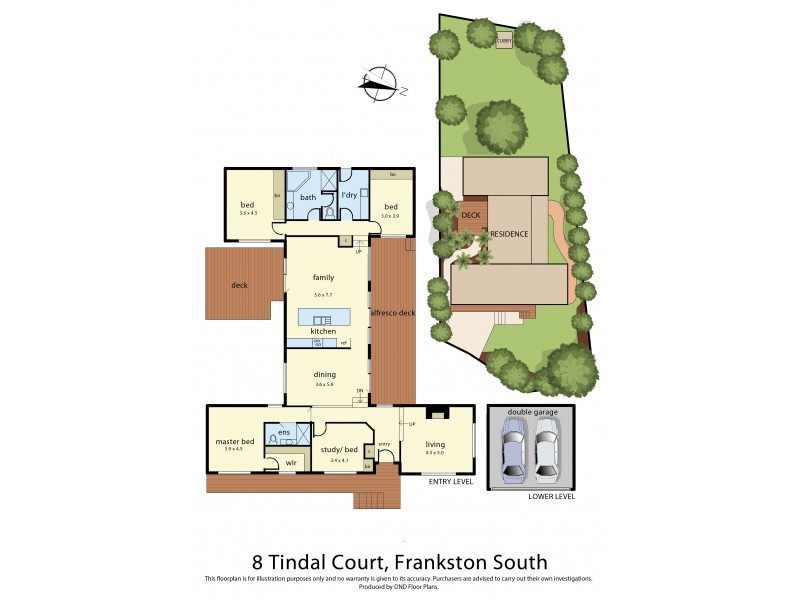 8 Tindal Court, Frankston South VIC 3199 Floorplan