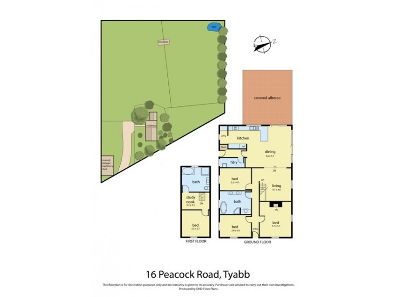 16 Peacock Road, Tyabb VIC 3913 Floorplan