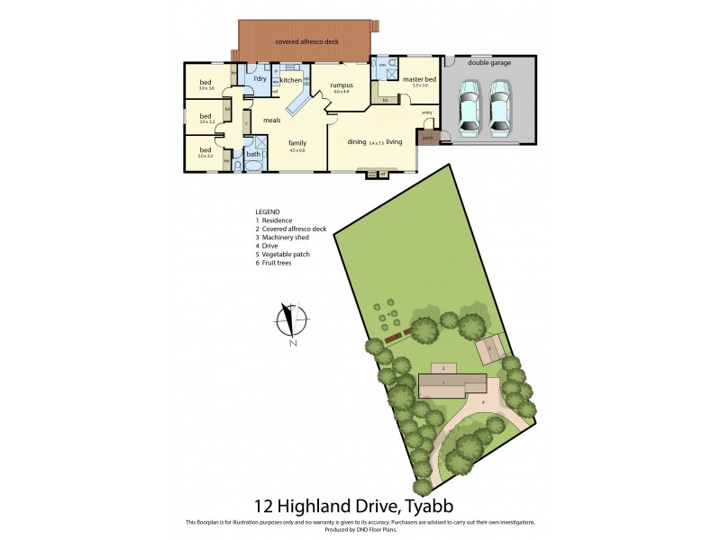12 Highfield Way, Tyabb VIC 3913 Floorplan