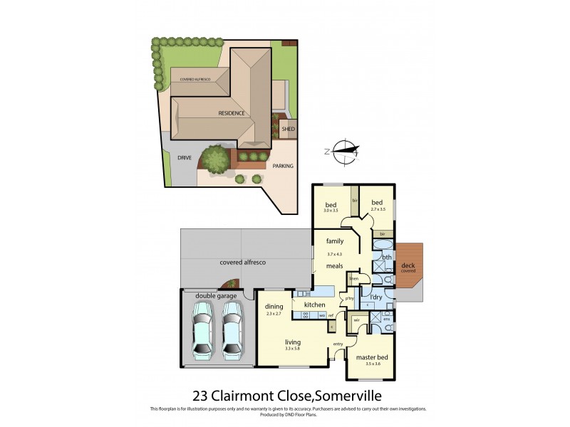 23 Clairmont Close, Somerville VIC 3912 Floorplan